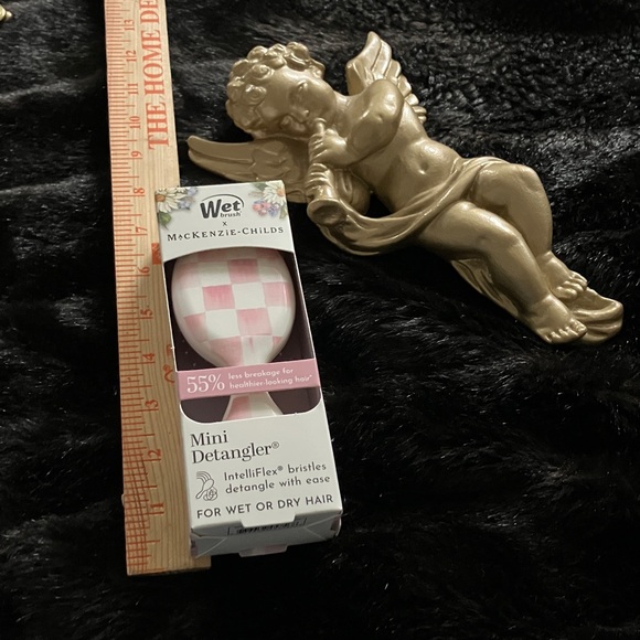 Wet Brush x MacKenzie-Childs Mini Detangler - Pink Check main image 5